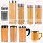 Eco Reusable Bamboo Coffee Cup Fiber Custom With Lid