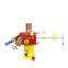 Cheap price double slide with swing amusement park equipment outdoor kids playground