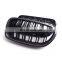 Carbon Fiber F10 double slat line Car Front Mesh Grillr For BMW 5series M5 kindly grill 2010-2017