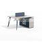 contemporary luxury office furniture high tech metal wood table modern executive computer office desks with drawer
