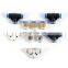 High quality factory direct supply PU union 3 way Tee type pneumatic quick air hose fittings