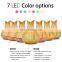 Led USB Wood Grain Ultrasonic Air Humidifier Aroma Humidifier For Dry Skin
