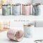 Ceramic Succulent Planter Creative Porcelain Mini small Pink Ceramic Flower Pots With Gold Black Metal Stand