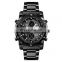 Luxury business men wristwatch Skmei 1389 good quality japan movement 30m waterproof stainless steel quartz watch