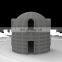 Well Designed Residence Camping Round House Customized Color Houses Kit