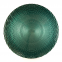 Factory Directly Supply Customed Green Colored Plate Charger With Rattan Design