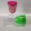 2015 Hot Selling Beaker Cups Double Wall Plastic Goblet Cups
