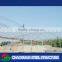 Structural steel frame warehouse construction