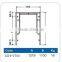 steel galvanized H frame scaffolding
