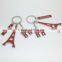 Custom design Pair tower triumphal arch key chain keychain
