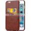 luxury PU leather back Phone Cover Case for Apple iphone 6/6s