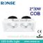 Ronse Chinese led light factory led grille light cob two heads 2*30W (RS-2114-2(C))