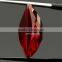 synthetic faceted octagon red 8# ruby prices