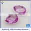 Double faceted red heart 3# corundum stone