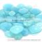 blue chalcedony gemstones mix shape faceted wholesale stones excellent quality