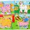 EN71 continued selling wooden intelligent beads toys OEM/ODM educational wood toy for child