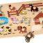 CE Standard Handmade New Toy Wooden Animal Puzzle