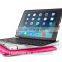 Backlit keys Leather case for iPad Air with 7 LED backlit color,Bluetooth backlit keyboard for iPad Air