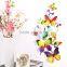 H-003 H003 12PCS 3D Vivid PVC Magnet Butterflies Magnetic Butterfly DIY Wall Sticker Stickers Decal Decals Home Decor Decoration