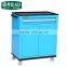 LAOA Green color Steel metal portable drawer heavy duty workshop garage tool trolley