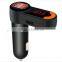 bluetooth FM transmitter with a hands-free car MP3 USB car charger