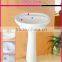 Wholesale Chaozhou factory Porcelain Bathroom 20"Pedestal Basin White