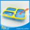 Chinese hot sale take away folding bento 3 compartment silicone kids lunch box