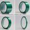 Silicone PET green tapes for paint masking use