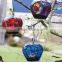 Blue Garden Hanging Mosaic glass Birdfeeder