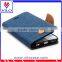 color combo Buckle Jean materail leather case cover for Iphone 6