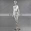 plastic full body mannequin, display transparent female mannequin