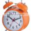 4.5 inch metal case mechanical alarm clock movement, desktop clock