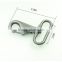 High quality 1.5" Gun metal alloy clip hook clip swivel hook for belt