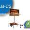 Lubao cheap price solar International standard traffic sign trailer on sale