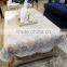 Jacquard woven chenille cotton handmade table cloth, table cover
