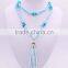 Trendy simple beads design necklace tassel sweater chain necklace NK-1018