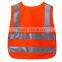 EN1150 polyester high visibility reflective custom kids/child safety vest apparel