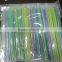 china  colorful plastic cello wrapped flexible jumbo straws