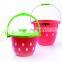 2015 HOT portable plastic bucket, water pail, cheap wholesale bucket hats carry on