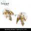 Fashion jewelry fashion gold plated earring animal latest gold earrings unique gold hanging earring