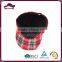 Hot new products red grid comfortable military hat for 2015