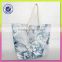 Printed polyester beach bag and women shopping handbags