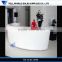 High quality fashion design modern decoration standing reception desk
