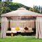 350*350cm square aluminium tent with Mosquito nets curtain outdoor tent gazebo