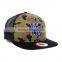 2015 Latest Design Cap Camo Cotton Mesh Snapback Cap