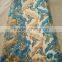 Beautiful african tulle beaded soft french net lace fabric for party dress                        
                                                                                Supplier's Choice