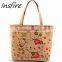 Promotional cheap women's tote canvas handbag