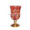 glassware set water jug set 1 jug with 6 cups golden plating