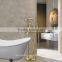 Classical Floor Mounted Bathtub Faucet Brass Mixer Tap