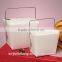 Chinese take-out boxes with wire handles popular style packaging box /paper packaging box